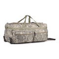 Wheeled Digital Camouflage Duffel